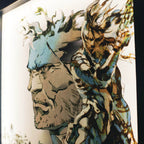Dioramax - Cadre lumineux LED MGS2 | Déco Gaming-room | Tableau lumineux | Affiche jeux vidéo | Idée cadeau gamer | Retro-gaming