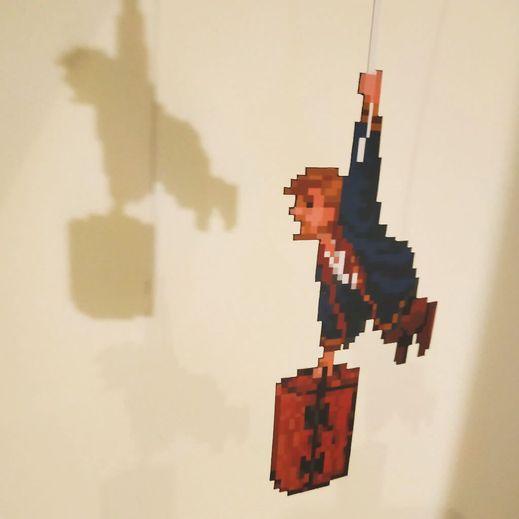 Dioramax - Cadre lumineux LED Monkey Island | Déco Gaming-room | Tableau lumineux | Affiche jeux vidéo | Idée cadeau gamer | Retro-gaming
