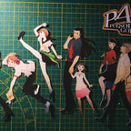Dioramax - Cadre lumineux LED Persona 4 | Déco Gaming-room | Tableau lumineux | Affiche jeux vidéo | Idée cadeau gamer | Retro-gaming