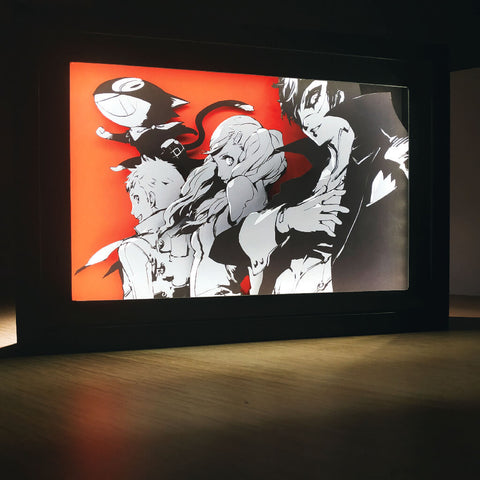 Shadowbox persona 5 pour gaming room