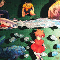 Dioramax - Cadre lumineux LED Ponyo | Déco Gaming-room | Tableau lumineux | Affiche jeux vidéo | Idée cadeau gamer | Retro-gaming