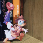 Dioramax - Cadre lumineux LED QuackShot | Déco Gaming-room | Tableau lumineux | Affiche jeux vidéo | Idée cadeau gamer | Retro-gaming