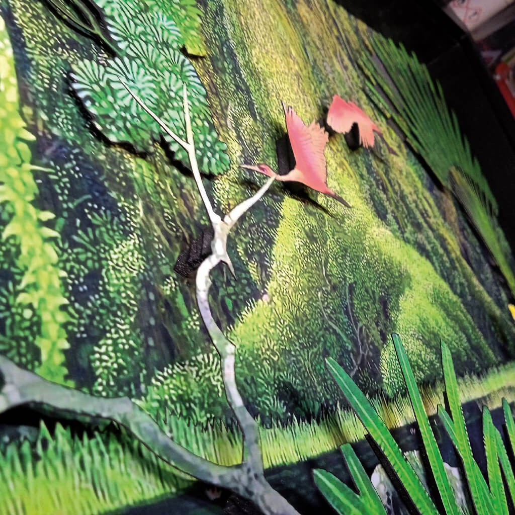 Dioramax - Cadre lumineux LED Secret of Mana | Déco Gaming-room | Tableau lumineux | Affiche jeux vidéo | Idée cadeau gamer | Retro-gaming