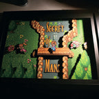 Dioramax - Cadre lumineux LED Secret of mana | Déco Gaming-room | Tableau lumineux | Affiche jeux vidéo | Idée cadeau gamer | Retro-gaming