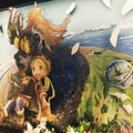 Dioramax - Cadre lumineux LED Made in Abyss | Déco Gaming-room | Tableau lumineux | Affiche jeux vidéo | Idée cadeau gamer | Retro-gaming
