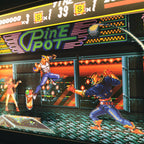 Dioramax - Cadre lumineux LED Street of Rage | Déco Gaming-room | Tableau lumineux | Affiche jeux vidéo | Idée cadeau gamer | Retro-gaming