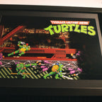 Dioramax - Cadre lumineux LED Tortues Ninja | Déco Gaming-room | Tableau lumineux | Affiche jeux vidéo | Idée cadeau gamer | Retro-gaming