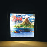 Diorama shadowbox zelda link's awakening