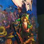 Diorama shadowbox Zelda: Majora's Mask